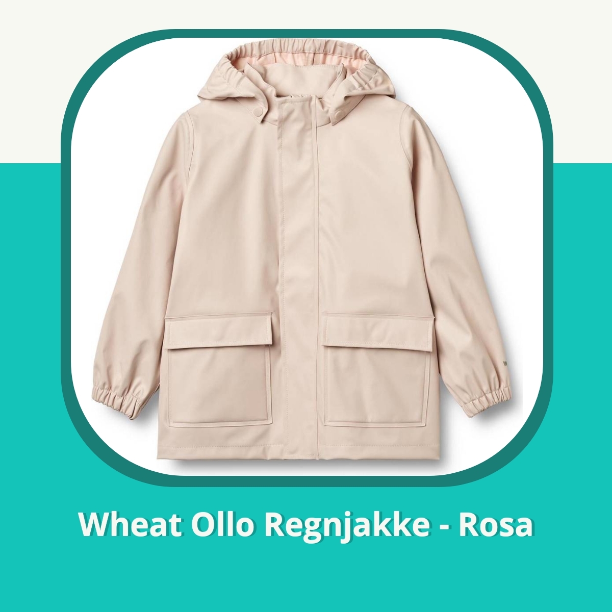 Anmeldelse af Wheat Ollo Regnjakke - Rosa