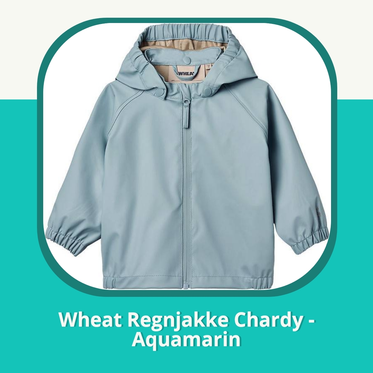 Anmeldelse af Wheat Regnjakke Chardy - Aquamarin