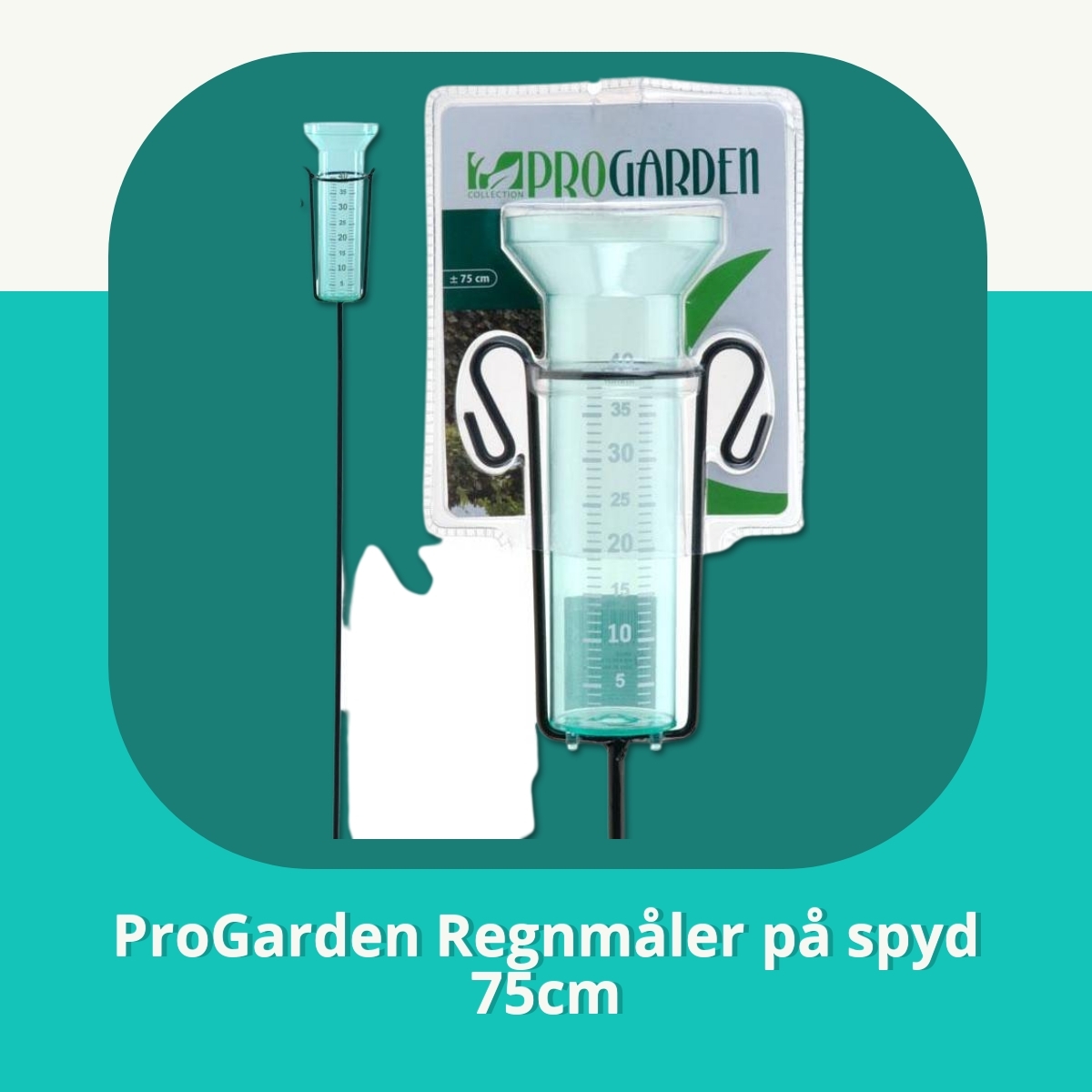 Anmeldelse af ProGarden Regnmåler på spyd 75cm