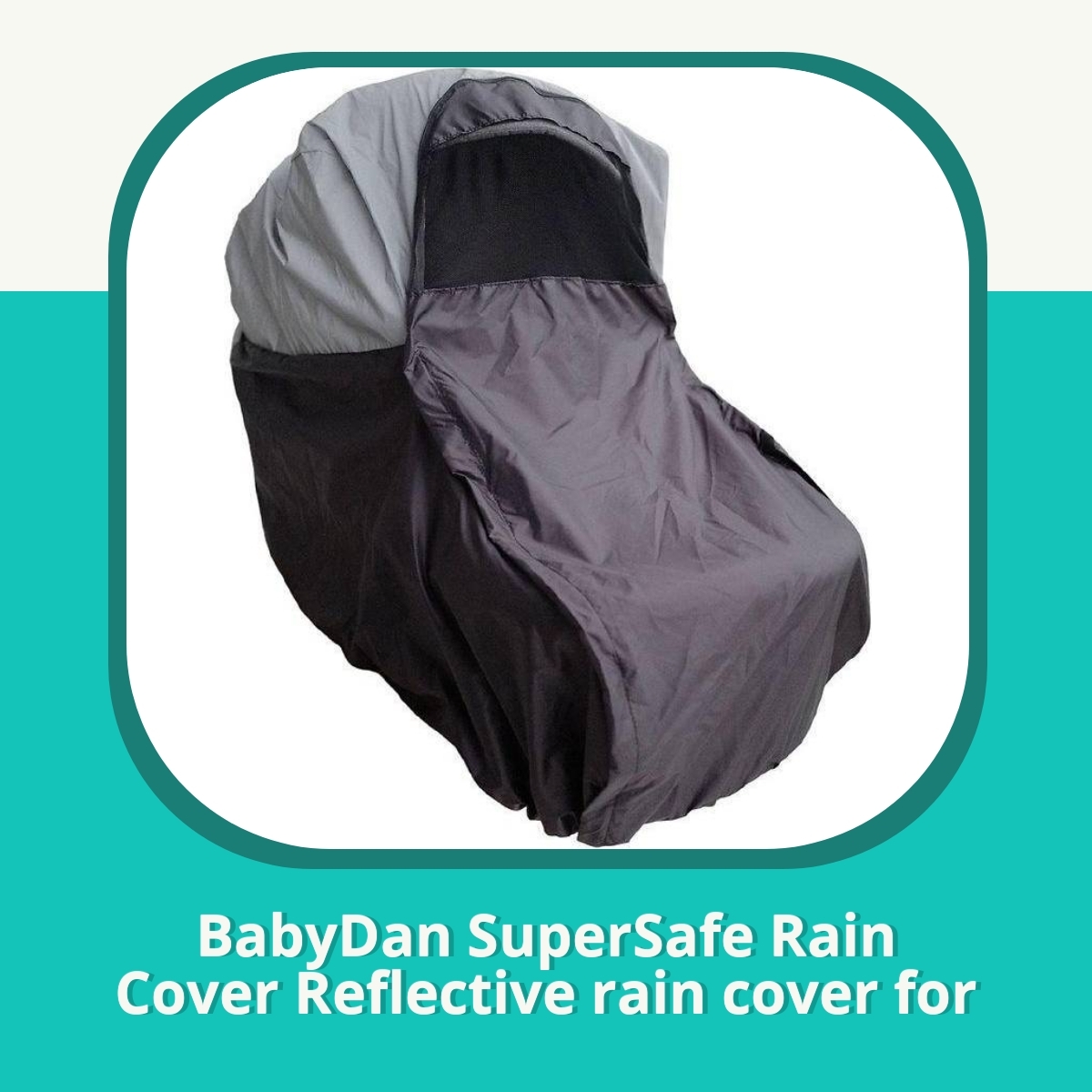 Recension af BabyDan SuperSafe Rain Cover Reflective rain cover for