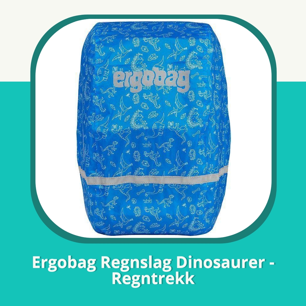 Anmeldelse Ergobag Regnslag Dinosaurer - Regntrekk