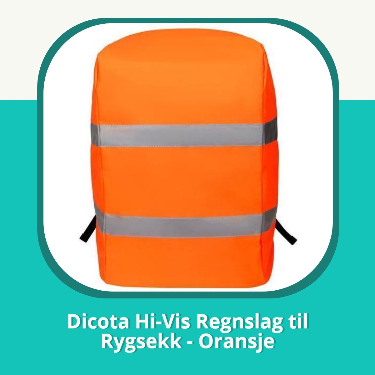 Anmeldelse af Dicota Hi-Vis Regnslag til Rygsekk - Oransje