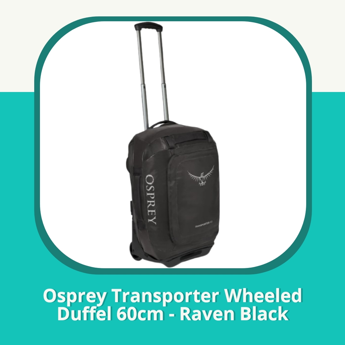 Anmeldelse af Osprey Transporter Wheeled Duffel 60cm - Raven Black