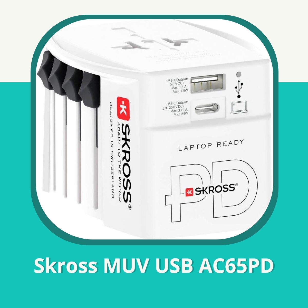 Anmeldelse af Skross MUV USB AC65PD