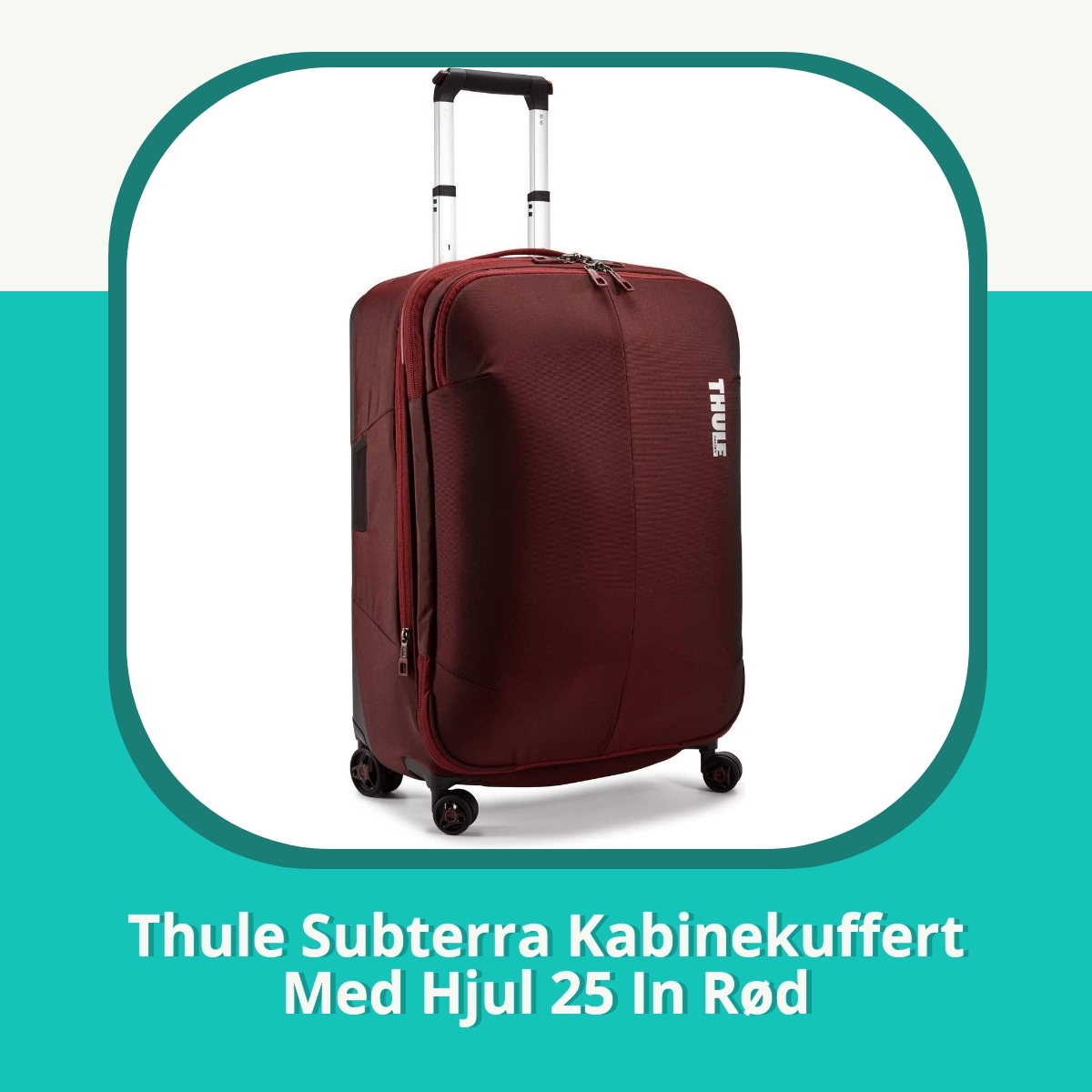 Anmeldelse af Thule Subterra Kabinekuffert Med Hjul 25 In Rød