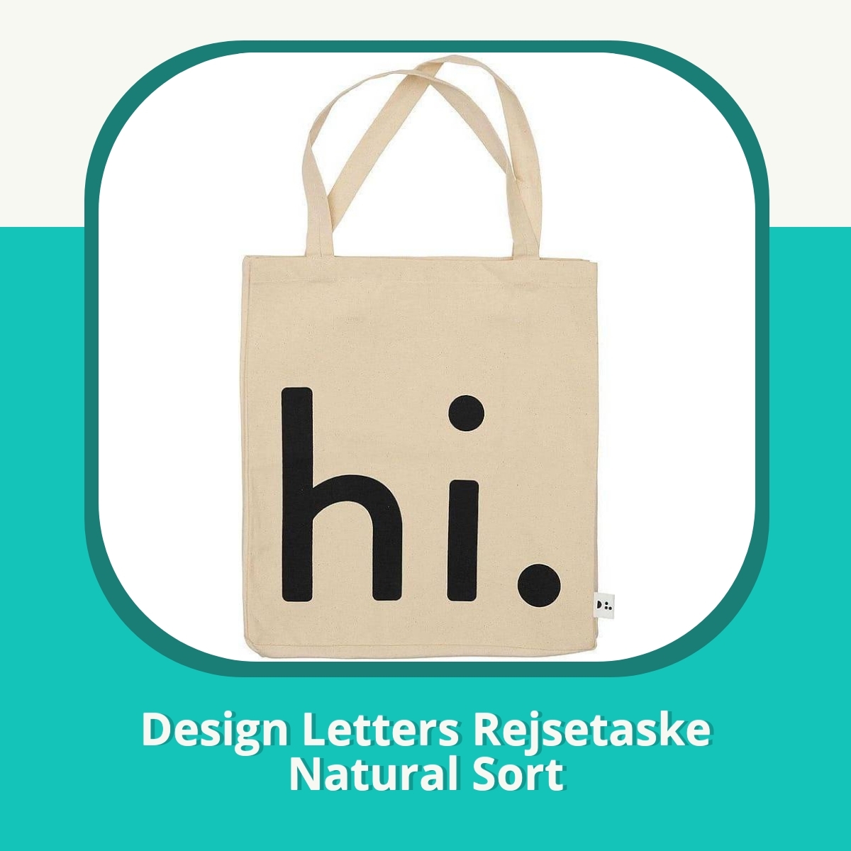 Anmeldelse af Design Letters Rejsetaske Natural Sort