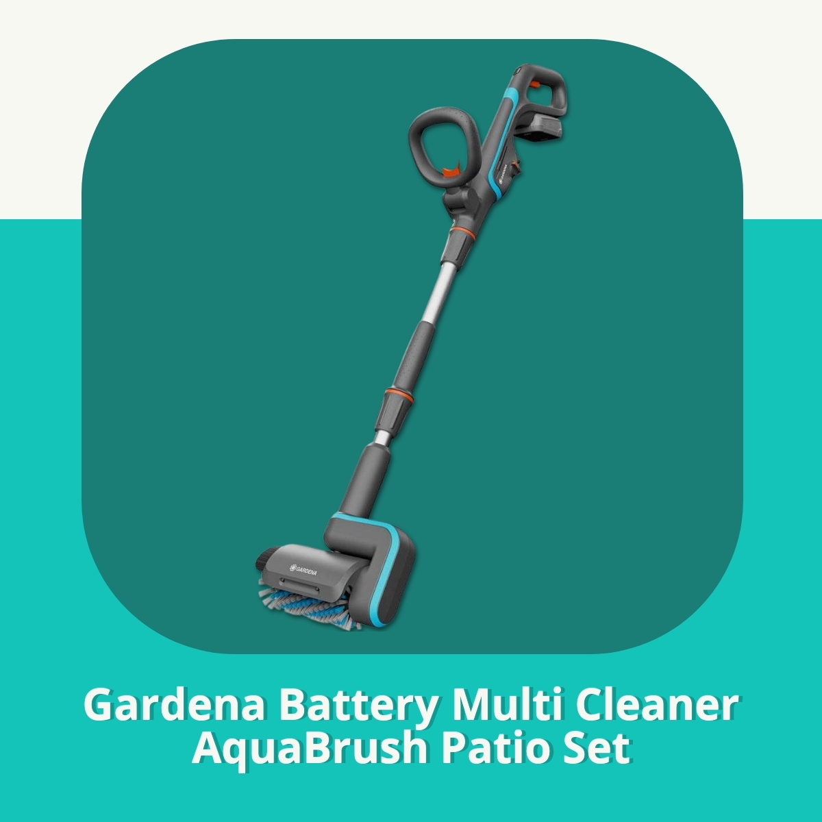 Anmeldelse af Gardena Battery Multi Cleaner AquaBrush Patio Set