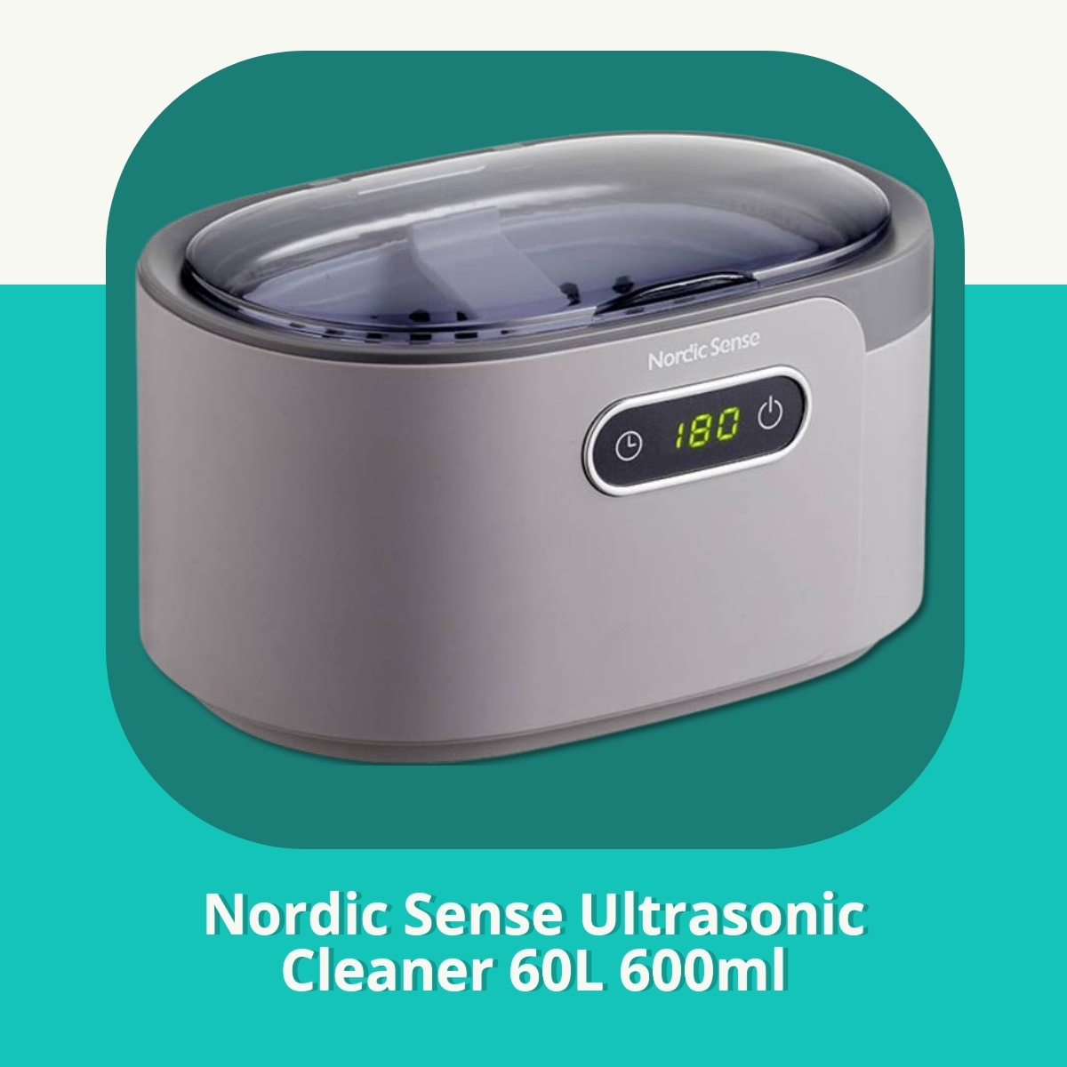 Anmeldelse af Nordic Sense Ultrasonic Cleaner 60L 600ml