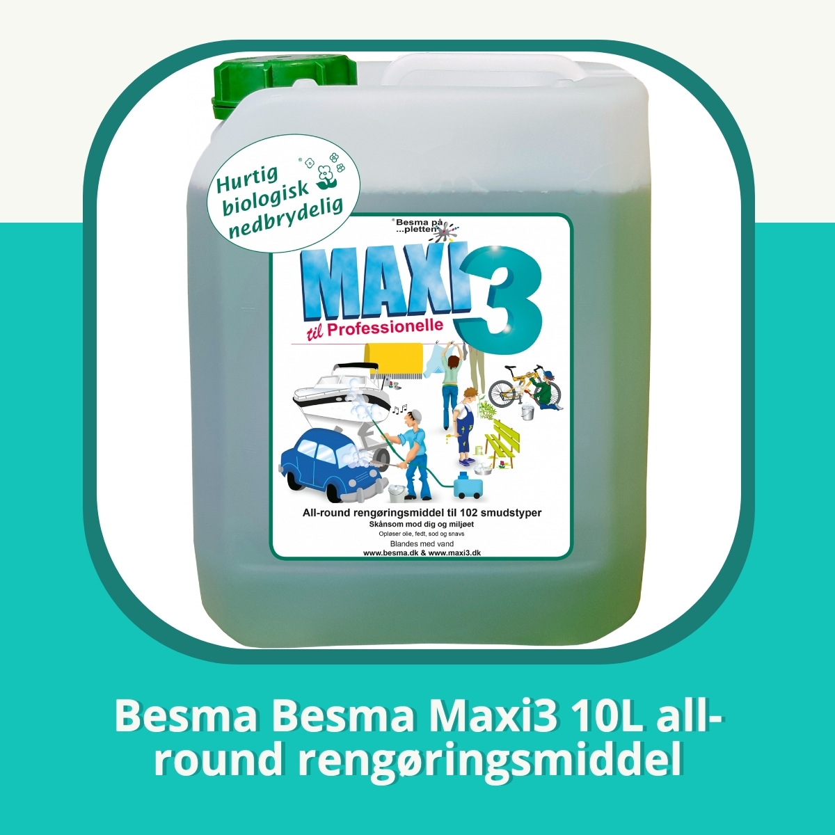 Anmeldelse af Besma Besma Maxi3 10L all-round rengøringsmiddel