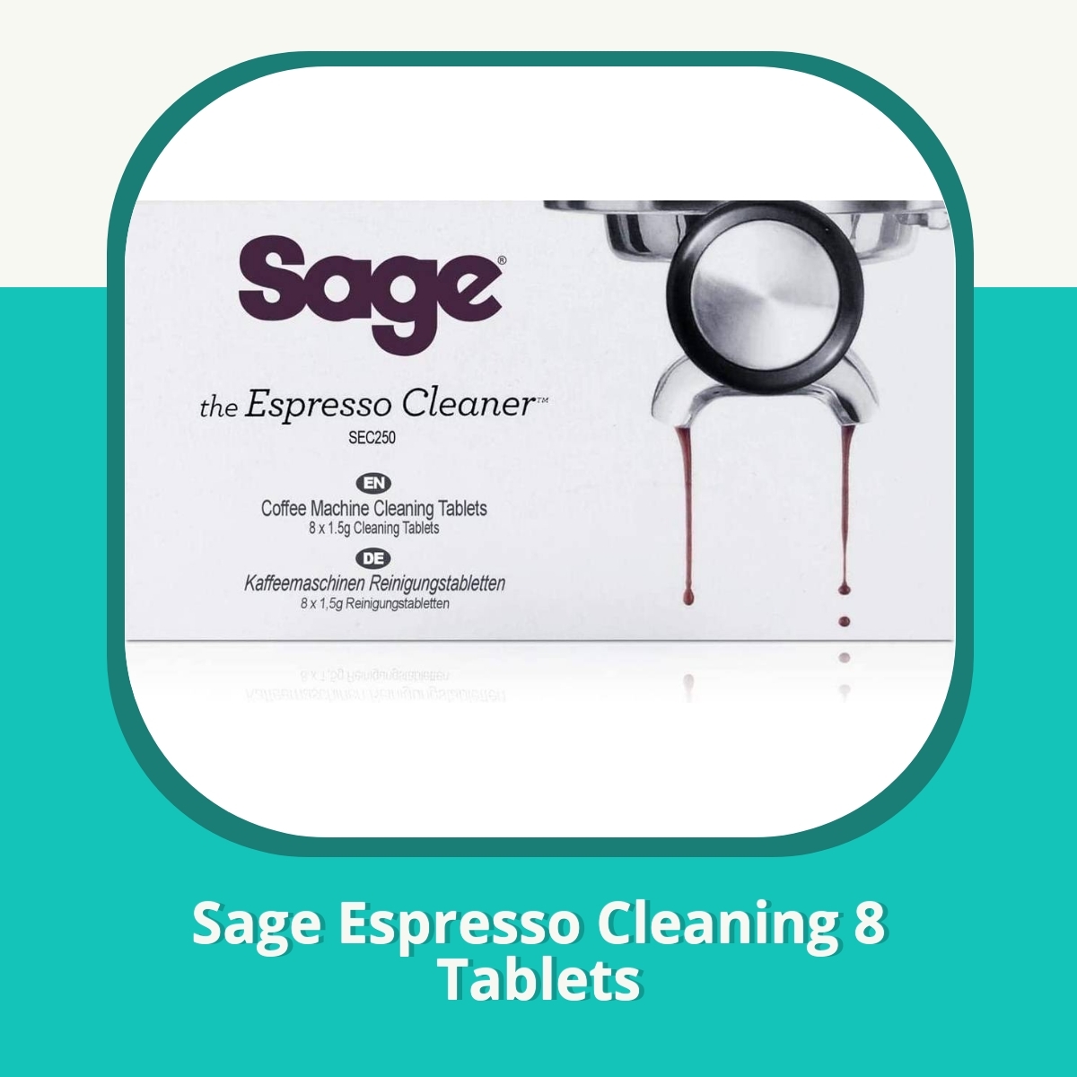 Anmeldelse af Sage Espresso Cleaning 8 Tablets