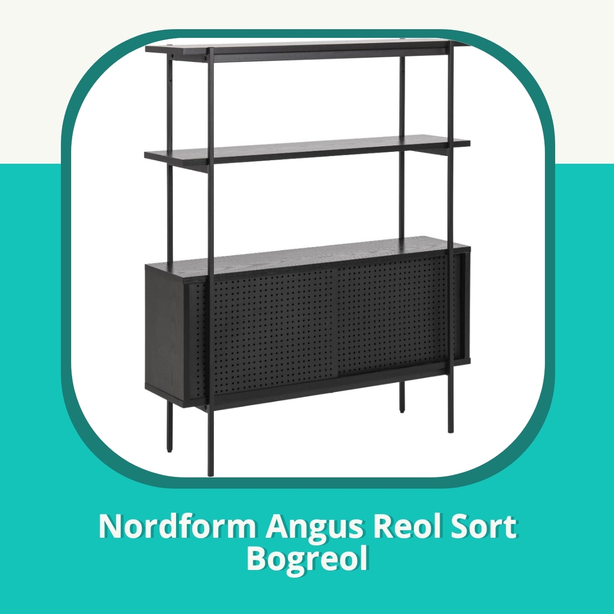 Anmeldelse af Nordform Angus Reol Sort Bogreol