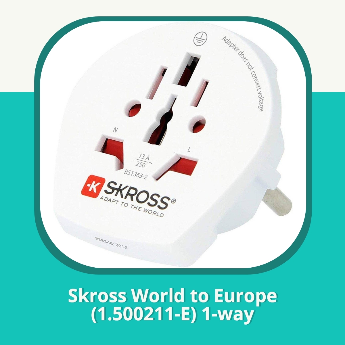Recension af Skross World to Europe (1.500211-E) 1-way