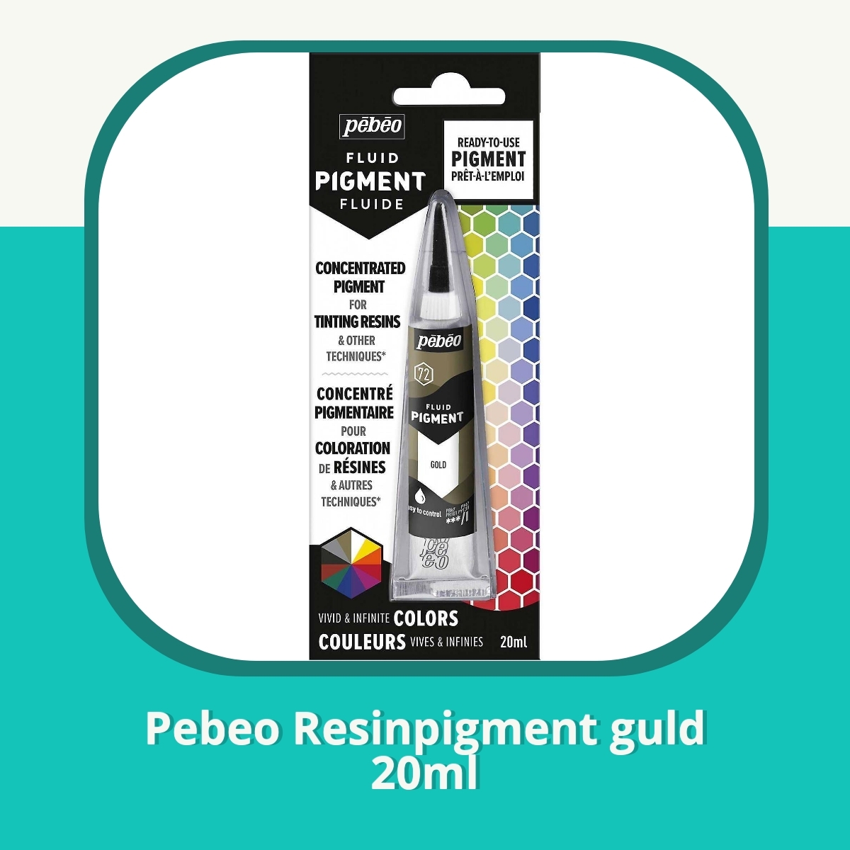 Recension af Pebeo Resinpigment guld 20ml