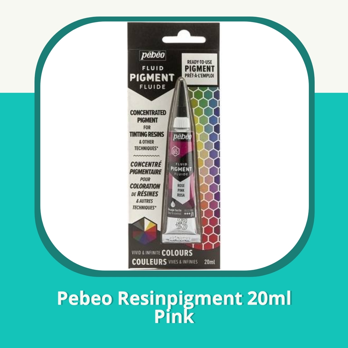Recension af Pebeo Resinpigment 20ml Pink