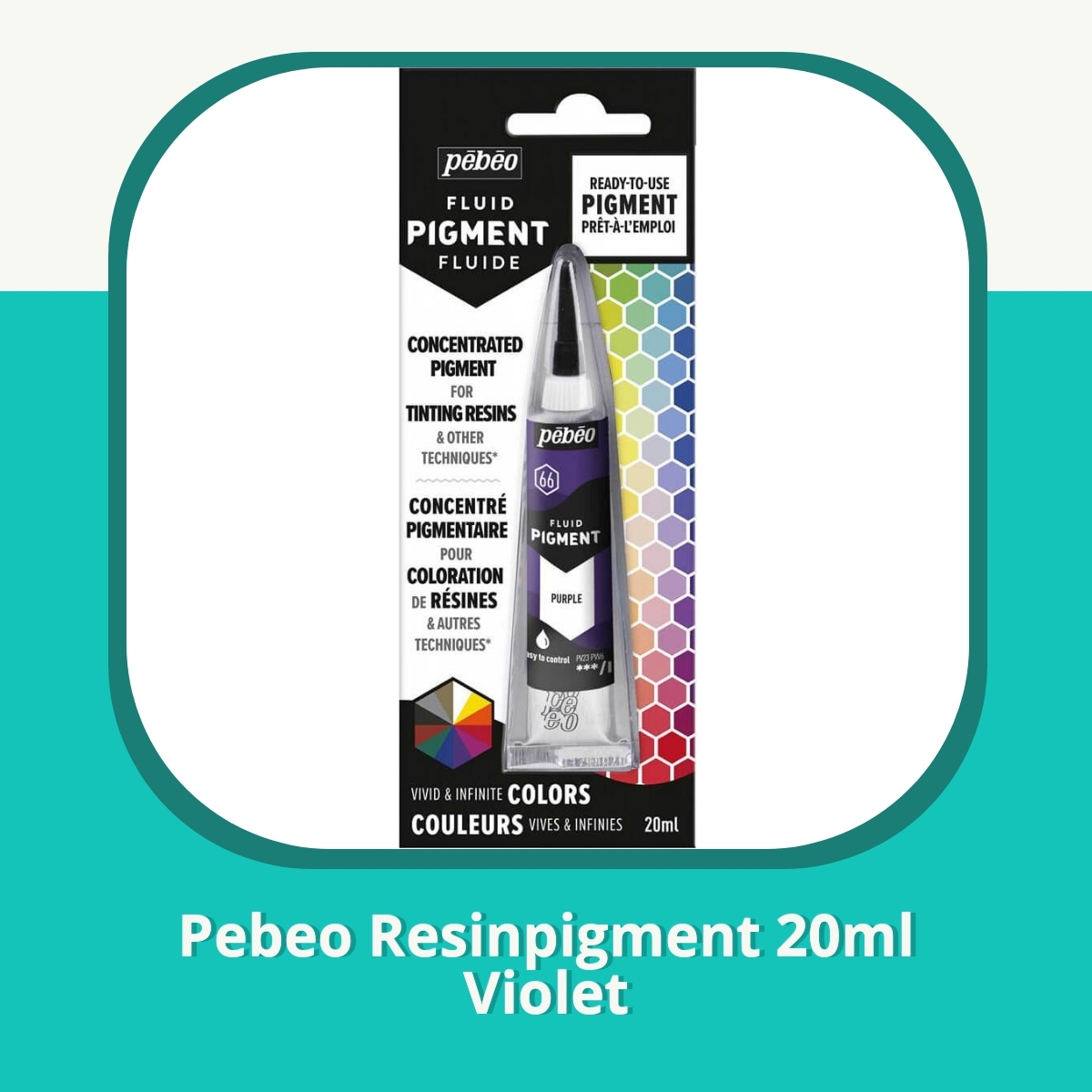 Recension af Pebeo Resinpigment 20ml Violet