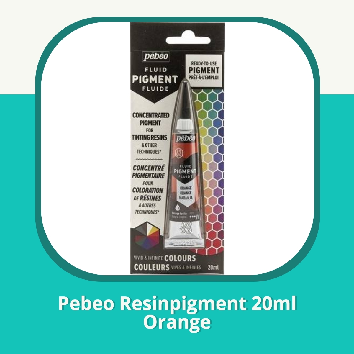 Recension af Pebeo Resinpigment 20ml Orange