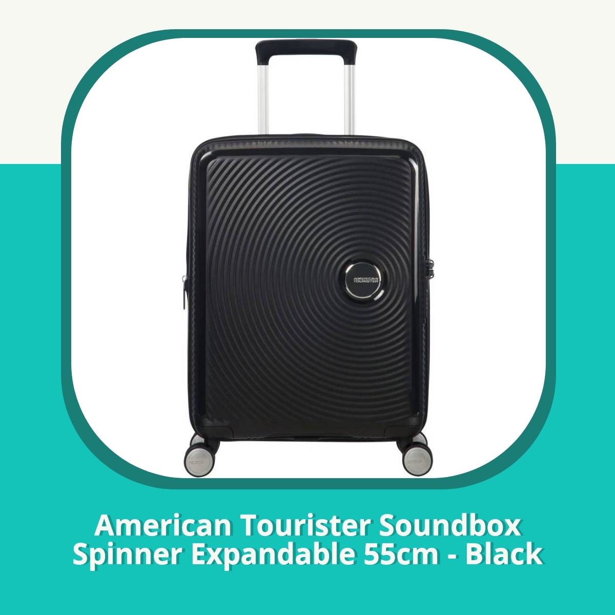 Recension af American Tourister Soundbox Spinner Expandable 55cm - Black