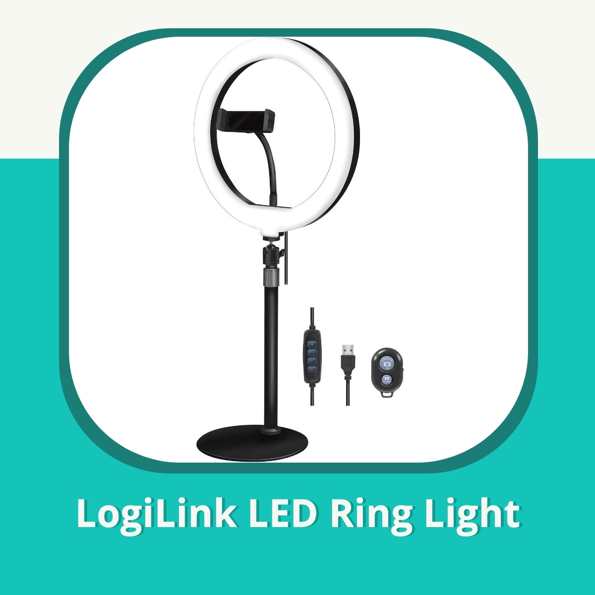 Anmeldelse af LogiLink LED Ring Light
