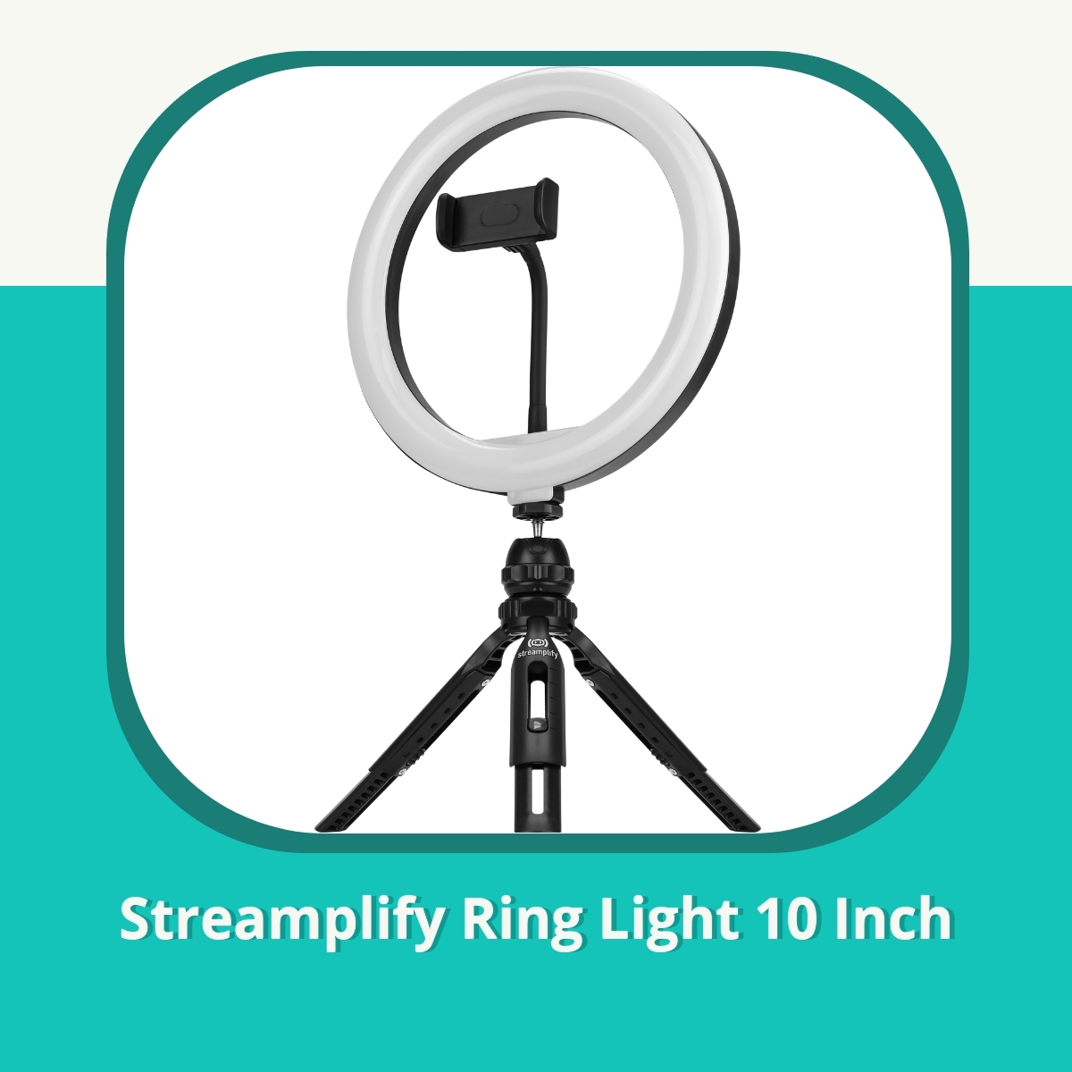 Anmeldelse af Streamplify Ring Light 10 Inch