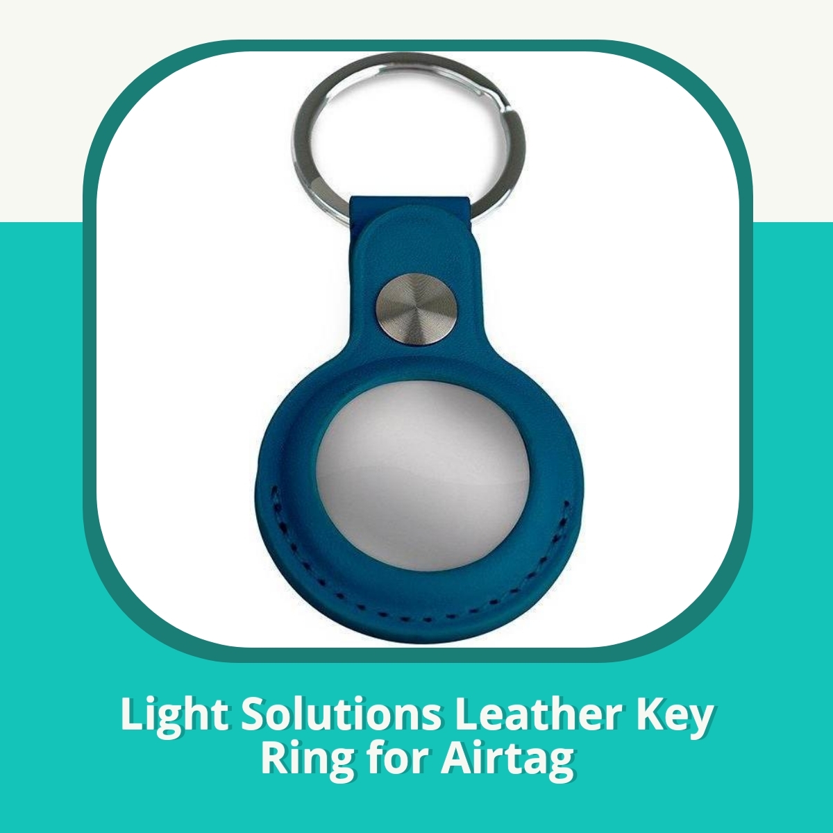 Anmeldelse af Light Solutions Leather Key Ring for Airtag