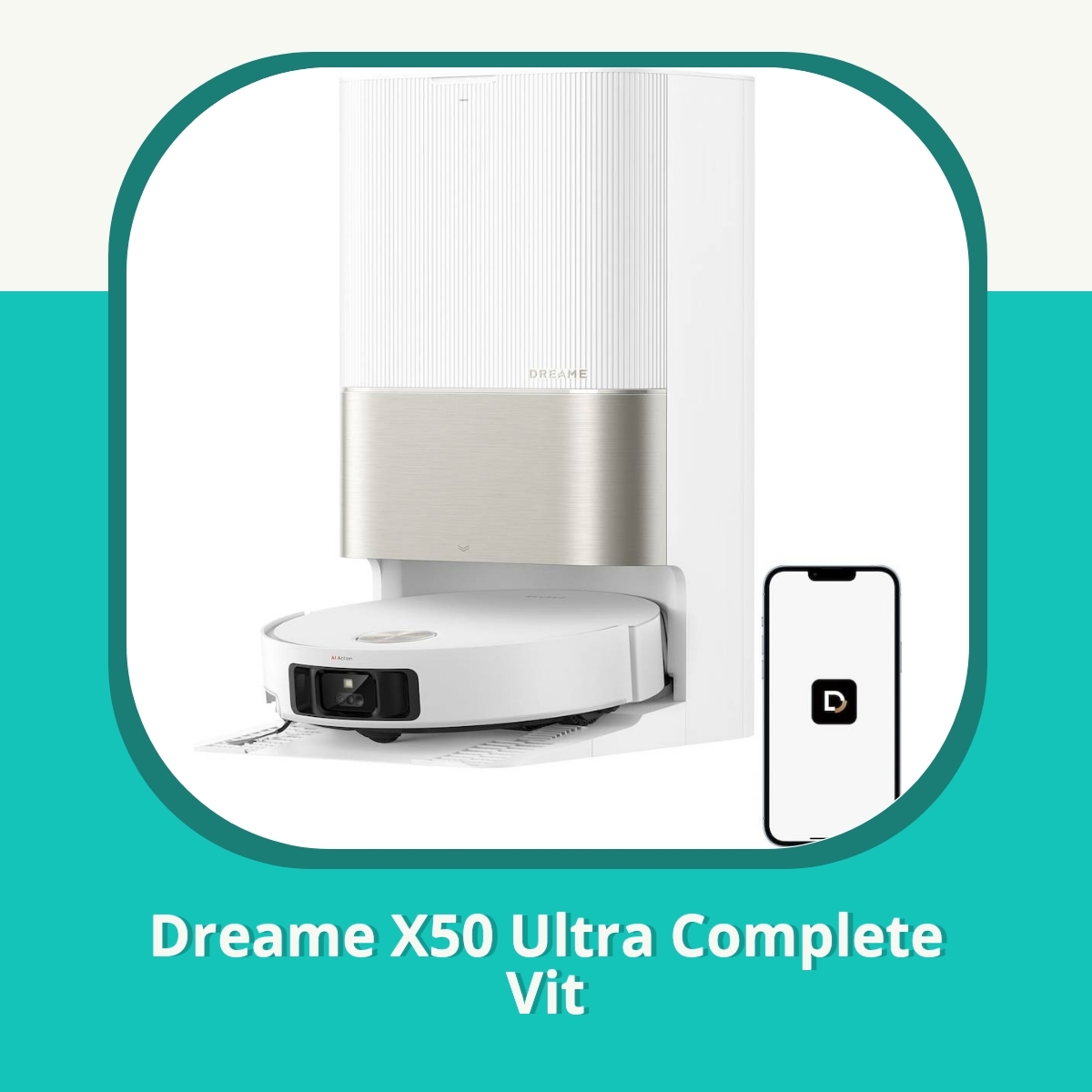 Recension af Dreame X50 Ultra Complete Vit