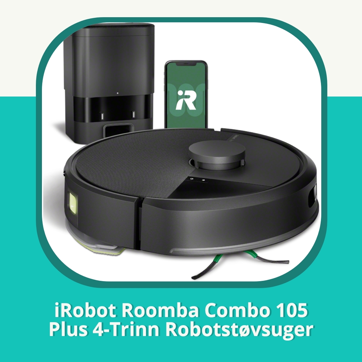 Anmeldelse af iRobot Roomba Combo 105 Plus 4-Trinn Robotstøvsuger