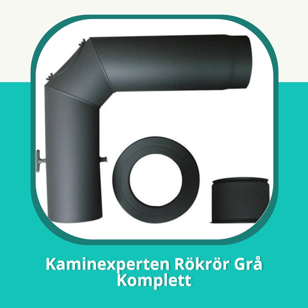 Recension af Kaminexperten Rökrör Grå Komplett