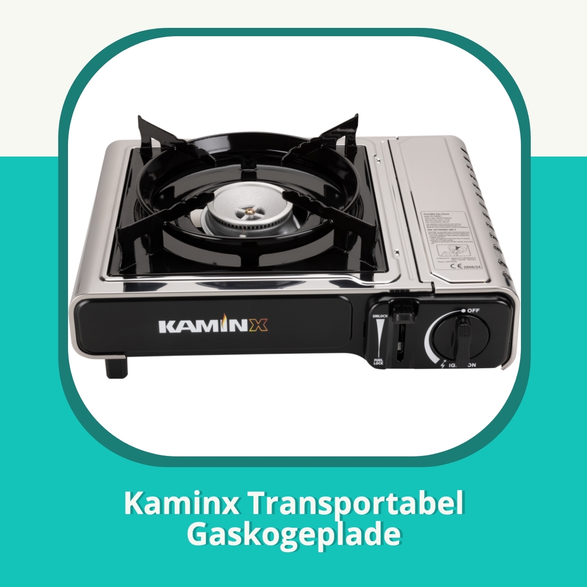 Recension af Kaminx Transportabel Gaskogeplade