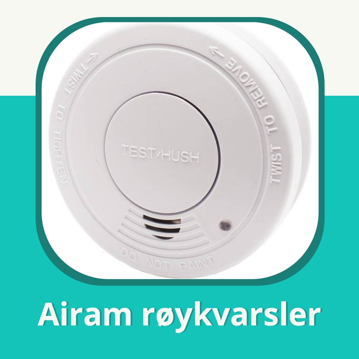 Anmeldelse af Airam røykvarsler