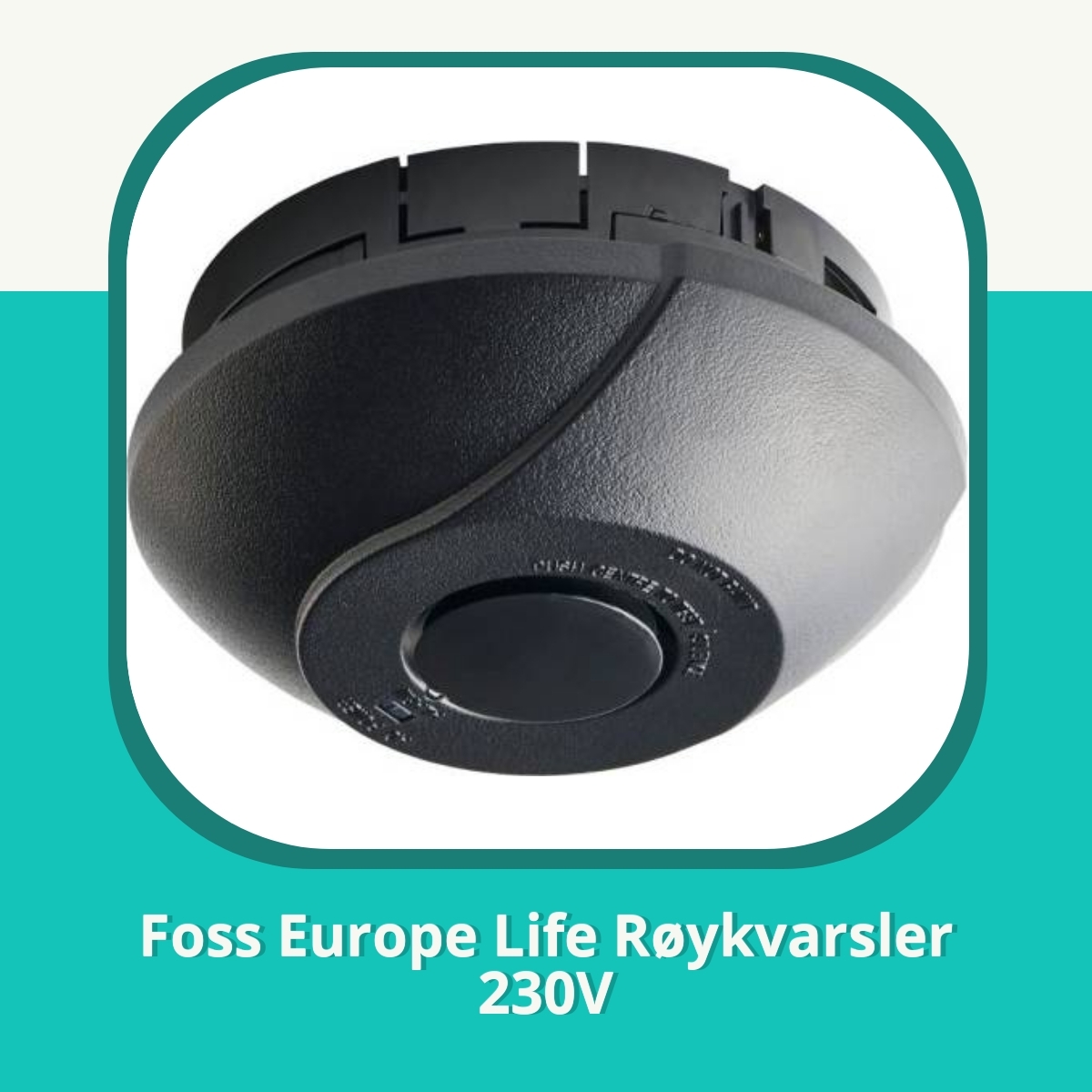 Anmeldelse af Foss Europe Life Røykvarsler 230V