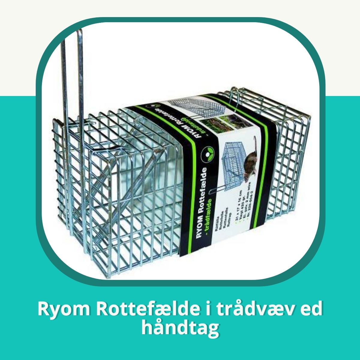 Anmeldelse af Ryom Rottefælde i trådvæv ed håndtag