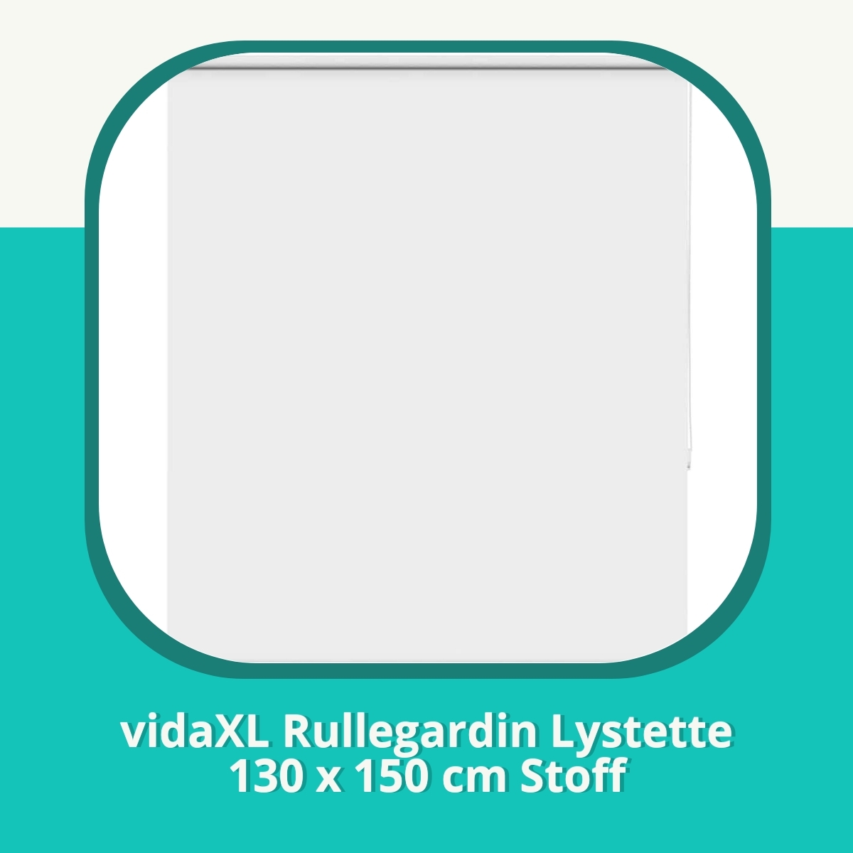 Anmeldelse af vidaXL Rullegardin Lystette 130 x 150 cm Stoff