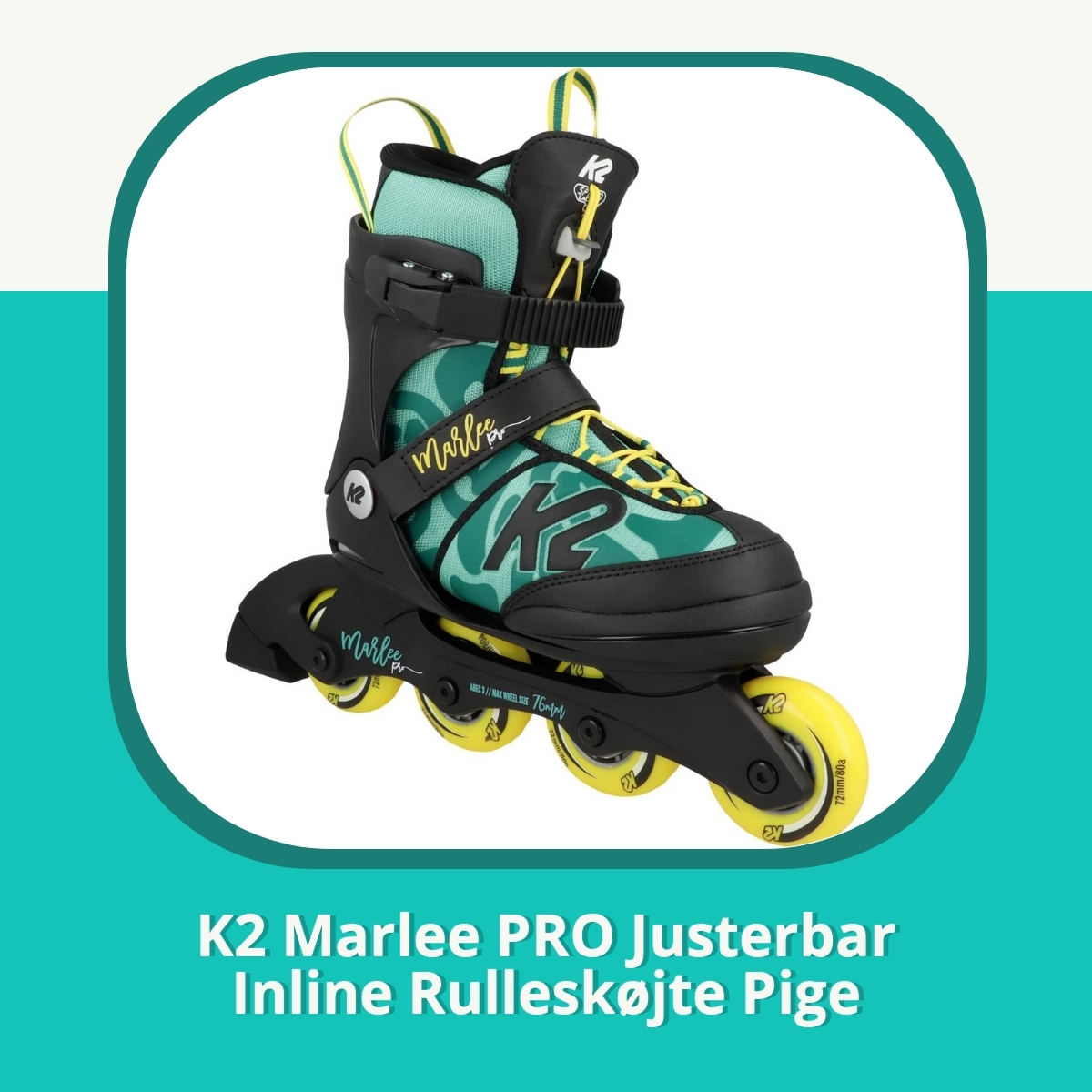 Anmeldelse af K2 Marlee PRO Justerbar Inline Rulleskøjte Pige