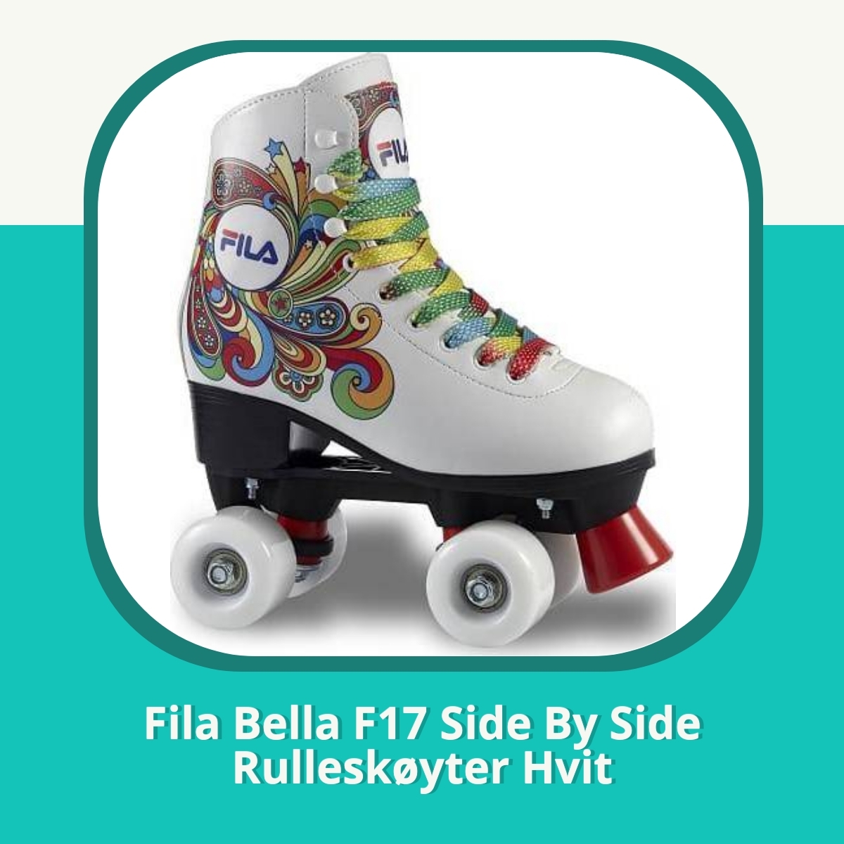 Anmeldelse af Fila Bella F17 Side By Side Rulleskøyter Hvit
