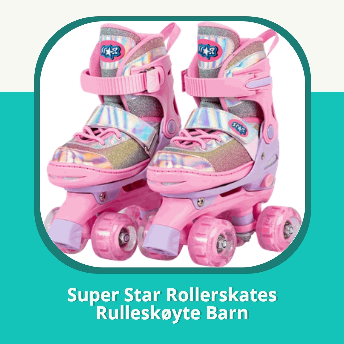 Anmeldelse af Super Star Rollerskates Rulleskøyte Barn