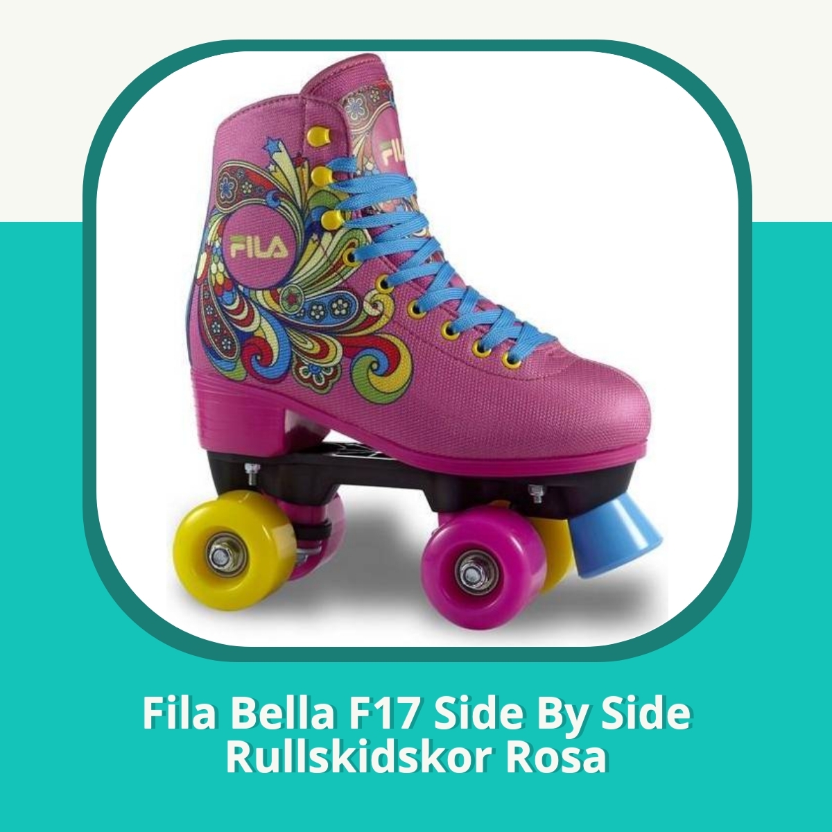 Recension af Fila Bella F17 Side By Side Rullskidskor Rosa