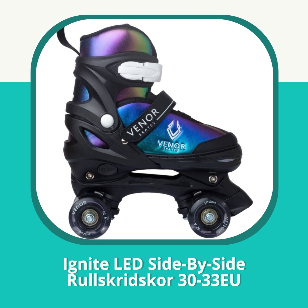 Recension af Ignite LED Side-By-Side Rullskridskor 30-33EU