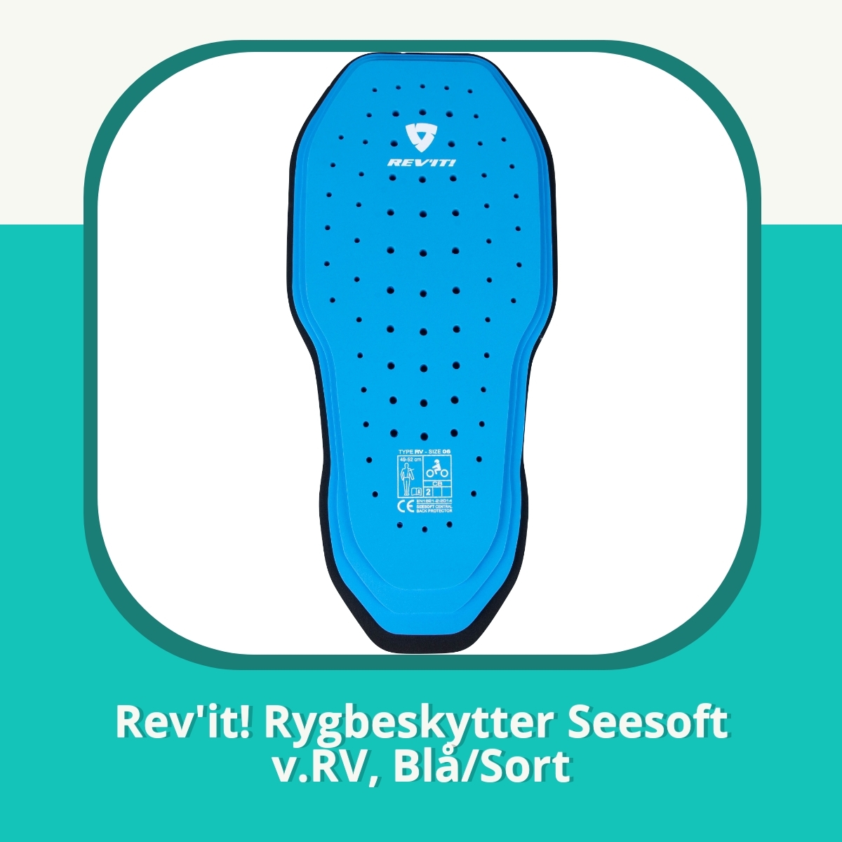 Anmeldelse af Rev'it! Rygbeskytter Seesoft v.RV, Blå/Sort
