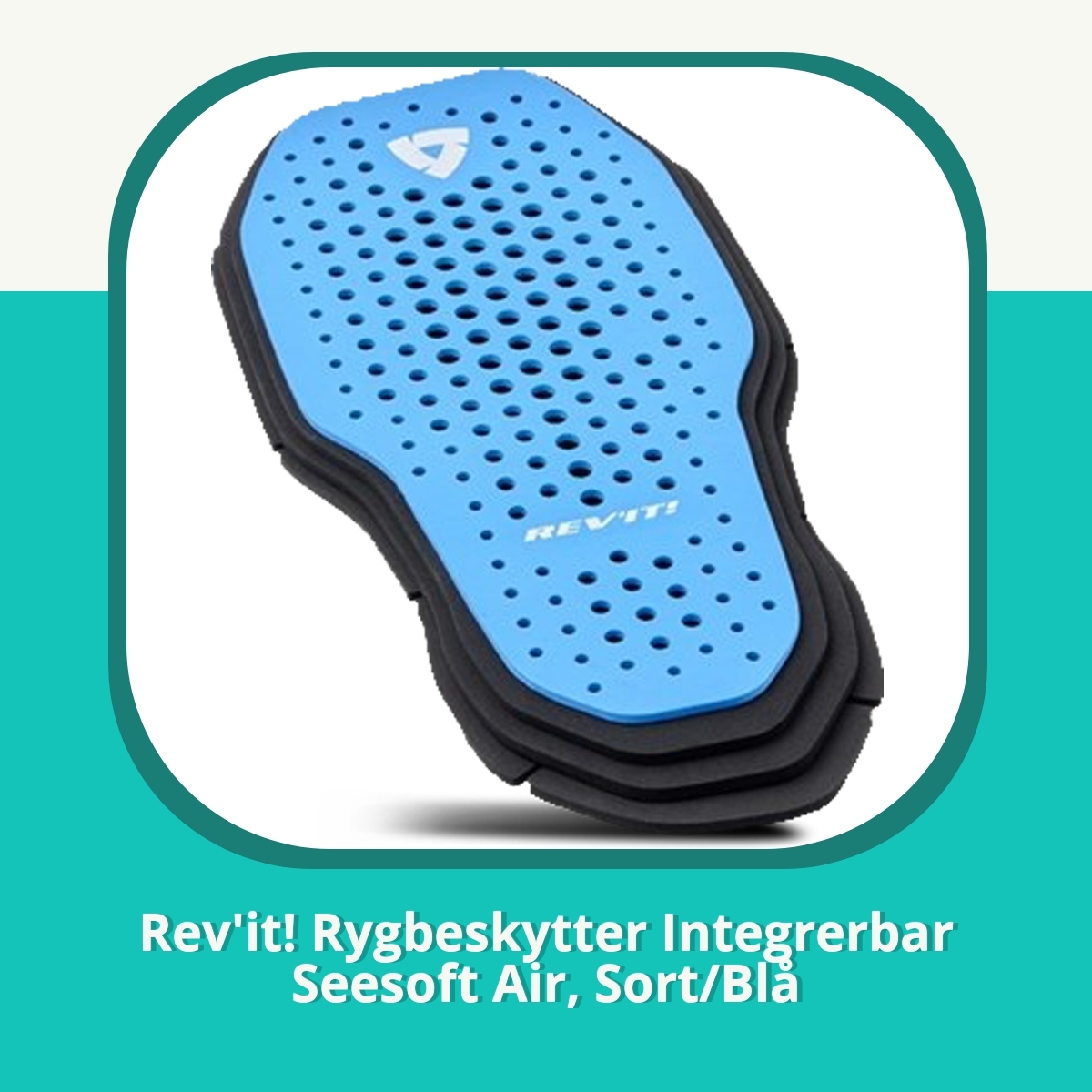 Anmeldelse af Rev'it! Rygbeskytter Integrerbar Seesoft Air, Sort/Blå