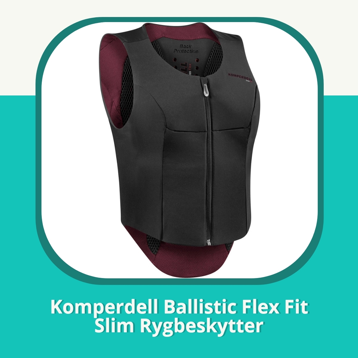 Anmeldelse af Komperdell Ballistic Flex Fit Slim Rygbeskytter
