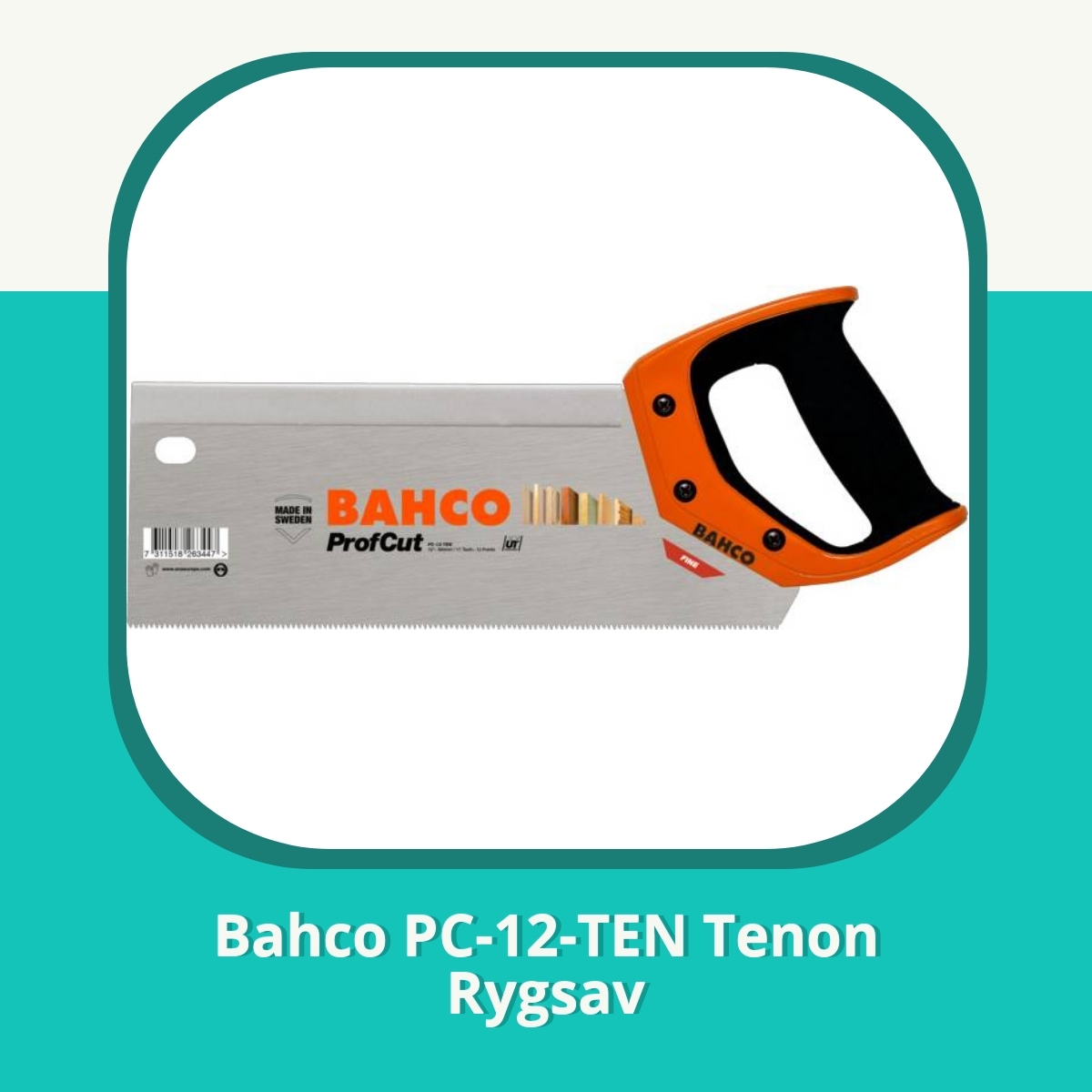 Anmeldelse af Bahco PC-12-TEN Tenon Rygsav