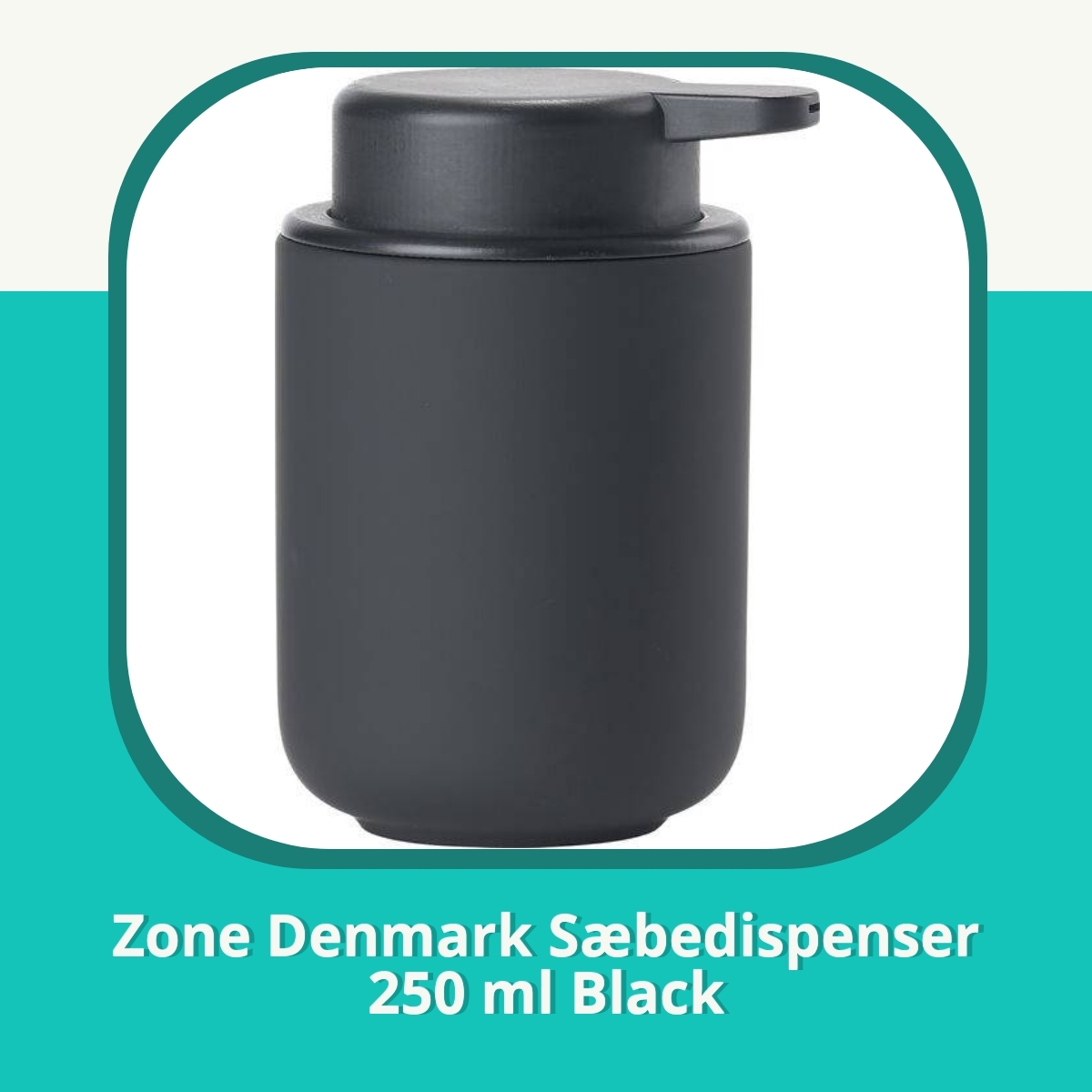Anmeldelse af Zone Denmark Sæbedispenser 250 ml Black