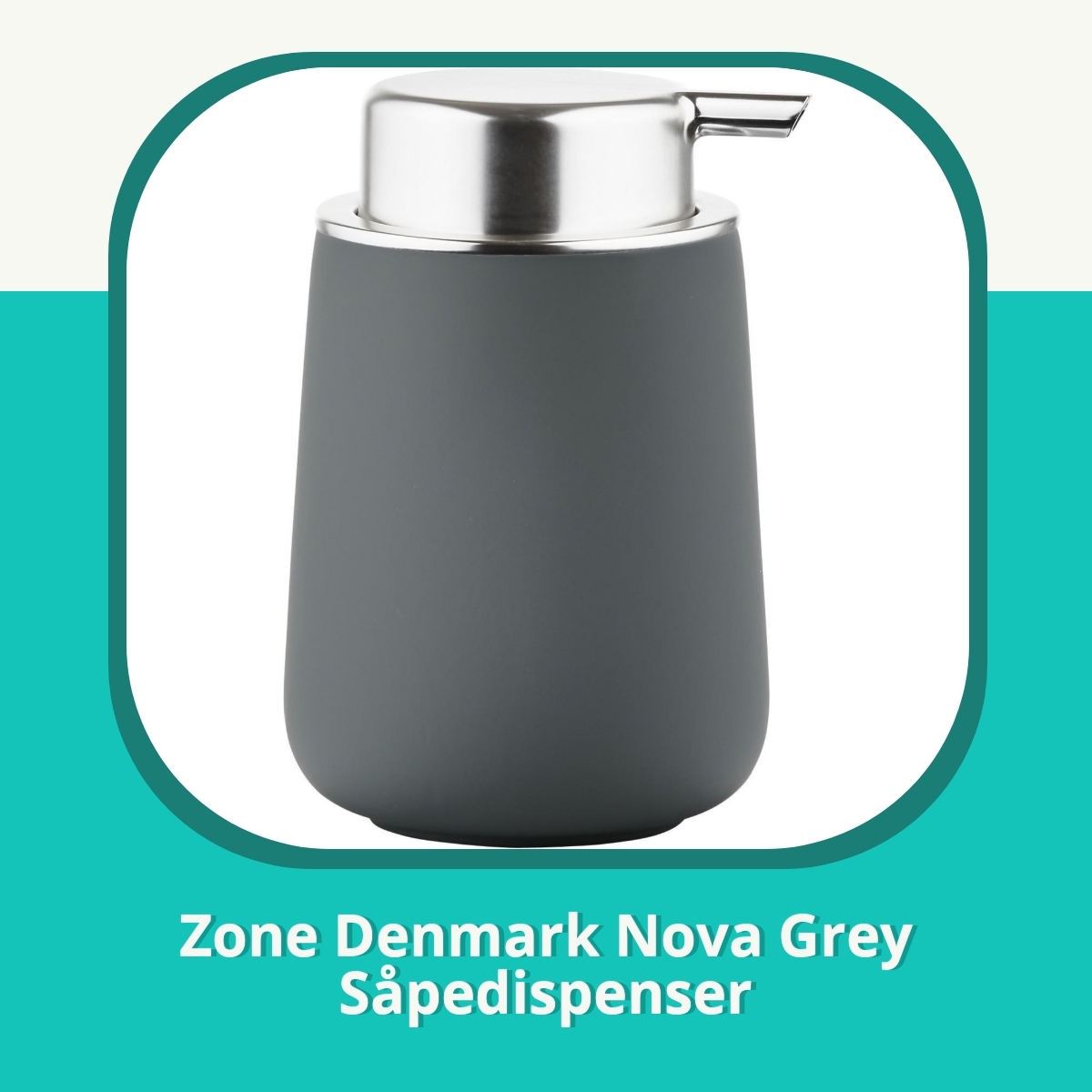 Anmeldelse af Zone Denmark Nova Grey Såpedispenser