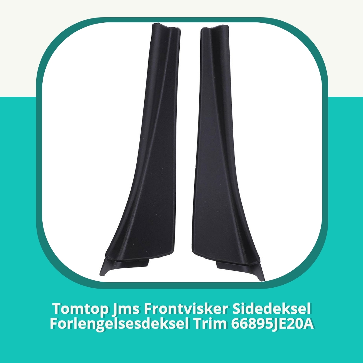 Anmeldelse af Tomtop Jms Frontvisker Sidedeksel Forlengelsesdeksel Trim 66895JE20A