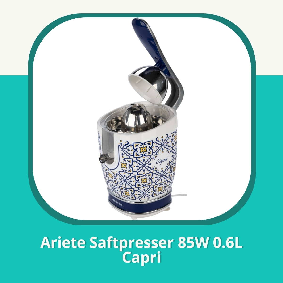 Anmeldelse af Ariete Saftpresser 85W 0.6L Capri