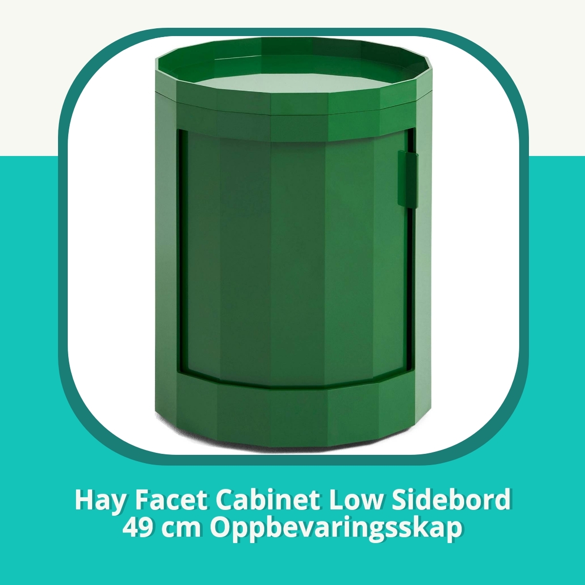 Anmeldelse af Hay Facet Cabinet Low Sidebord 49 cm Oppbevaringsskap