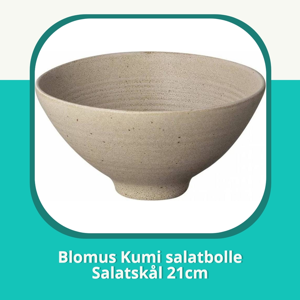 Anmeldelse af Blomus Kumi salatbolle Salatskål 21cm