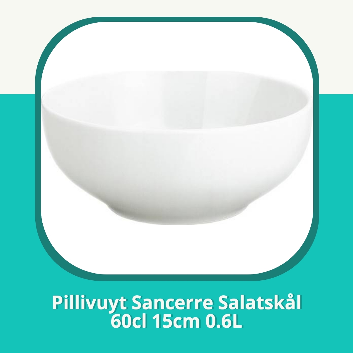 Anmeldelse af Pillivuyt Sancerre Salatskål 60cl 15cm 0.6L