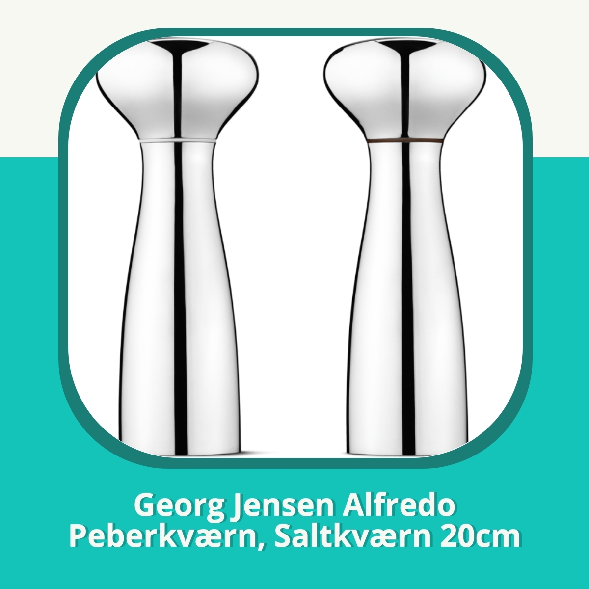 Anmeldelse af Georg Jensen Alfredo Peberkværn, Saltkværn 20cm