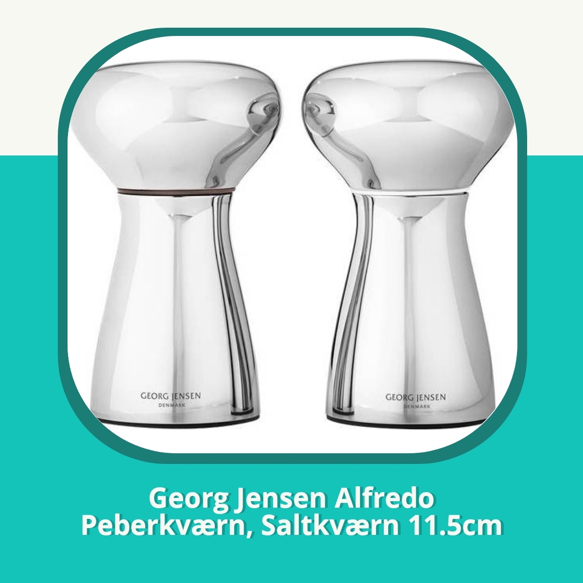 Anmeldelse af Georg Jensen Alfredo Peberkværn, Saltkværn 11.5cm